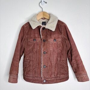Gap Kids Sherpa Lined Corduroy Jacket Size 4T